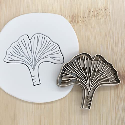 Ginkgoblatt cookie cutter Fondant Keksstempel/Ausstechform keksausstecher PLA ca.8cm
