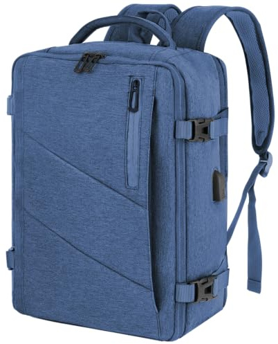 VOESLD Mochila Easyjet 45x36x20, Mochila Cabina Viaje Azul