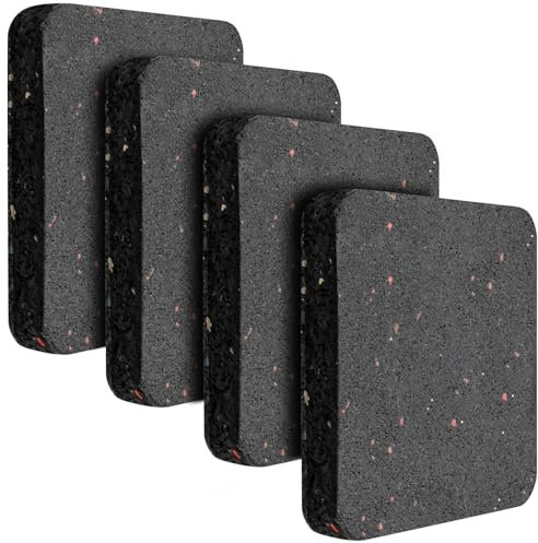 4Pcs Tapis Anti Vibration Machine a Laver,Tapis Anti Bruit,Tapis machine à Laver Anti Vibration, Amortisseur Machine a Laver pour Réfrigérateur, Sécheurs, Meubles