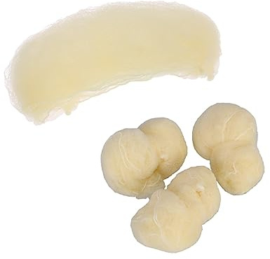 TOGEVAL 100 Stück Haarnetze Unsichtbares Elastisches Haarnetz Mesh Gold 50cm Für Krankenhaus Lebensmittelindustrie Labor