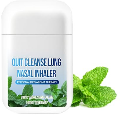 Wellness Nässpray – naturlig uppfriskande inhalatorstav för hälsan | Bärbar daglig vårdspray, perfekt för att öka energi, självförtroende, , resor, 3,7 x 1,7 x 6,4 cm