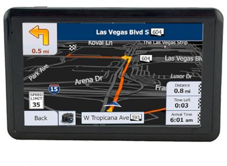 Sistema de navegación GPS para coche, dispositivo de navegación por satélite con transmisor FM, tarjeta TF, soporte para vehículo, camión, unidad de navegación habitual (África)