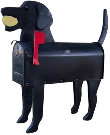 Utomhusbrevlåda Hund- och grisformad väderbeständig brevlåda for utomhusträdgård, uteplats, gårdsdekor(Labrador Mailbox)