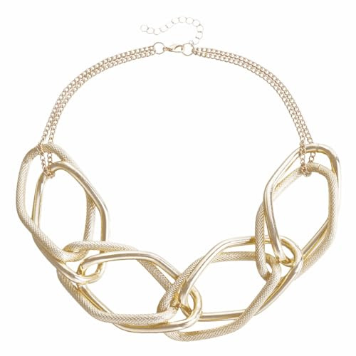Gutol stor, massiv guldkedja, tjockt choker-halsband, för fester, strand, bröllop, som present