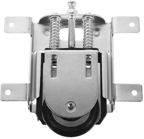 HAMPPLIES Set Ruote per Porte Scorrevoli Armadio con Cuscinetti a Sfera, Pulegge per Ante Scorrevoli Mobili, Kit Accessori Ferramenta per Porte Sospese Silenziose e Resistenti per Uso