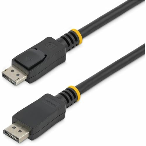 StarTech.com 10ft (3m) DisplayPort 1.2 Cable - 4K x 2K Ultra HD VESA Certified DisplayPort Cable - DP to DP Cable for Monitor - DP Video/Display Cord - Latching DP Connectors (DISPLPORT10L)