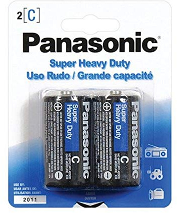 Panasonic Battery C Pack, 2 Count ( packaging may Vary)