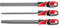 Yato - Set di 3 raspe per legno professionali