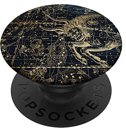 Taurus Zodiac Sign Bull Horoscope Astrology Star Map PopSockets Swappable PopGrip