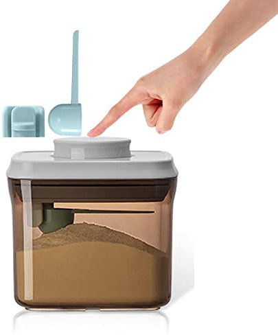 Contenitore per latte in polvere, per formule di latte e formule ermetiche, con contenitori portatili per formule con paletta da 350 g, 850 ml