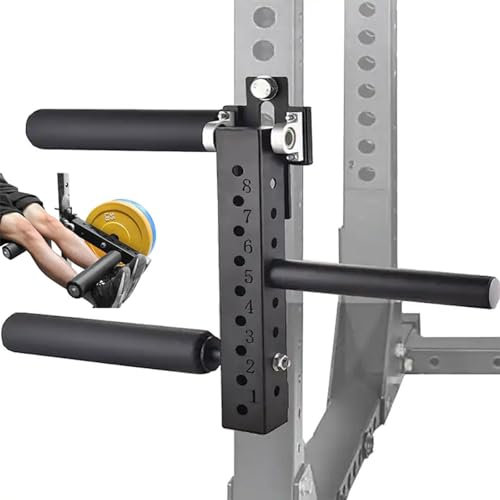 SACLMD Curl-Trainingsgerät für Sportler,Beinpresse-Aufsatz,Fitness-Kniebeugenständer-Zubehör,Beinkraft-Curl-Trainingsgerät für Sportler,16mm