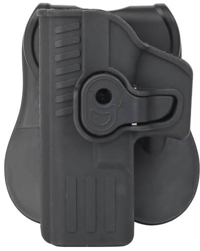 Peminkoo Universal G1ock Pistolenholster für die Linke Hand, Drop Leg Oberschenkelholster, Paddle Brusthalter Hülle für G1ock