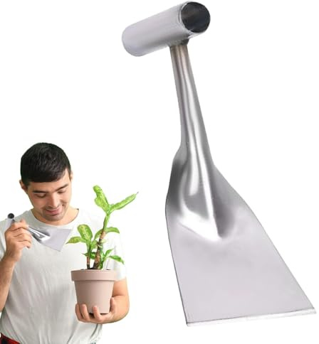 Pelle à main de jardin, pelle de jardin pour planter | Pelles de jardin en acier inoxydable – Truelle anti-rouille, outils de désherbage portables avec poignée pour desserrer le sol