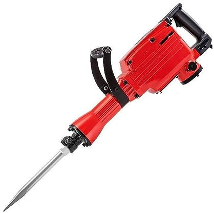 Taladro percutor eléctrico de demolición de 2200 W con 3 cinceles, martillo neumático de alta resistencia, triturador de hormigón, picas de impacto Para principiantes (hágalo usted mismo)