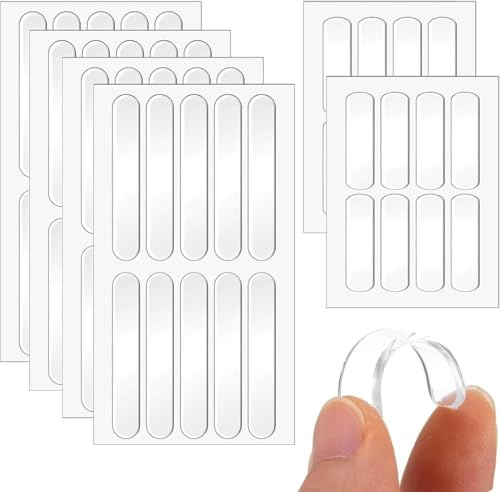 KUMSODE Tampons de Protection Transparents,56PCS Pare-Chocs en Caoutchouc Tapis De Meubles Tapis Anti-Bruit Transparent pour Portes D'armoires,Cuisine,Salle de Bain,Bureau