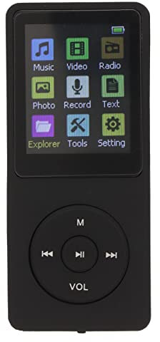 Player de Música Digital 1.8 I LCD Soporte SM Memory Card Ultra Thin MP3 MP4 Player con Accesorios White Uso Fácil de Uso Fácil LO Calidad Sonido: el Reproductor Música Portátil Tiene Excelente