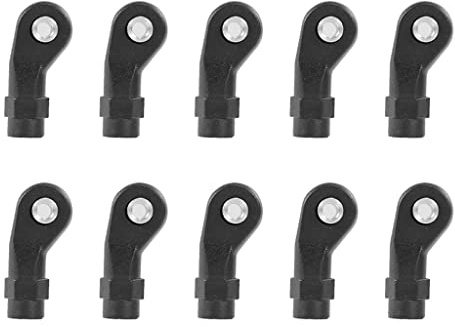 HINAYOSAN Extremos de barra de acoplamiento M4, enlace de rótula adecuado para control remoto 1/10 para coches para accesorios TRX-4, extremos de varilla tensor