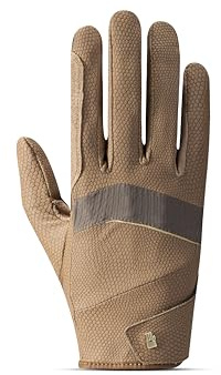 Roeckl Sports Reithandschuh MANECARESS, Sommer Touchscreen Fingerhandschuh, Karamell 7,0