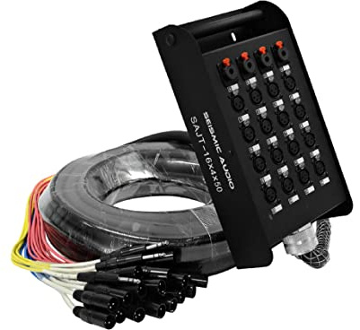 Seismic Audio SAJT-16x4x50 15-Inch Multicore Cable
