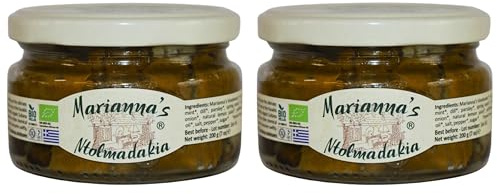 Marianna's Greek Organic Dolmadakia with Rice | Ready to Eat | 2x200g
