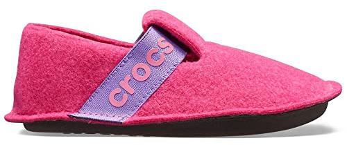 Crocs Unisex Bambino Classic Slipper K Scarpa Senza Lacci, Candy Pink, 19/20 EU