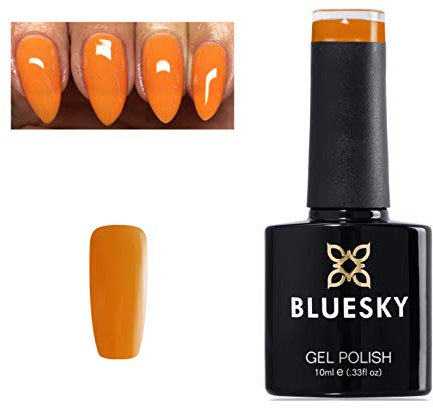 Bluesky GEL POLISH ORANGE PUMPKIN PIE Nail UV LED Soak Off 10ml CS16