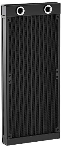 CLDIY Raffreddatore ad acqua G1/4 con filettatura G1 e 12 tubi in alluminio per PC CPU sistema di raffreddamento ad acqua DC12 V 240 mm