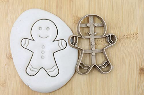 Gingerman/Lebkuchenmann Cookie Cutter Fondant Keksstempel/Ausstechform Keksausstecher Plätzchen Weihnachten ca. 8cm
