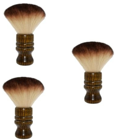 FRCOLOR 3pièces Brosse De Nettoyage Pour Coiffeurs Brosse à Cheveux Douce Accessoire Pratique Pour Éliminer Cheveux Salon