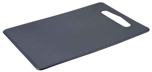 Fackelmann 39015 Planche à découper transparente, Planche rectangulaire avec trou de suspension, ustensile de cuisine, Blanc transparent, Plastique, 34 x 24 cm | Découpe propre et prise en main facile, Format 34 x 24 cm, Plastique blanc, Passe au lave-vaisselle, Marque Fackelmann Basic