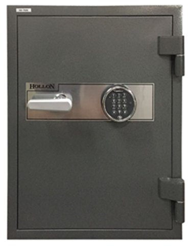 Hollon HS-750E 2 Hr. Fireproof Home/Office Safe, 2.43 cu. ft., Electronic Keypad Lock Charcoal Gray