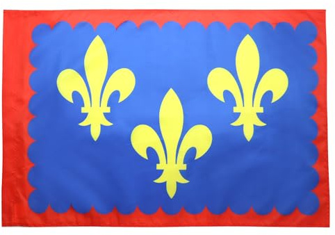 AZ FLAG Drapeau Province du Berry 150x90 cm Polyester 100D Fourreau | Usage intérieur et extérieur Drapeau décoratif français coutures doubles et bords renforcés avec fourreau pour mât