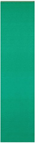 Flächenvorhang Schiebegardine halbtransparent Wildseide Optik Uni Schiebevorhang ca. 60x245 cm Vorhang Gardine #1135 (Jade grün)