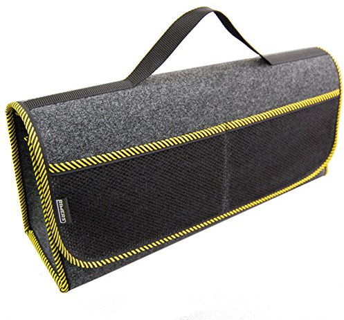 ERJOT Rimers Kofferraumtasche Gelb Auto Tasche Zubehörtasche Car Boot Organiser Toolbag RIMERS 50x16x25cm Klettverschluss