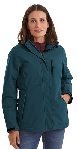 Killtec Damen Outdoorjacke Funktionsjacke mit abzippbarer Kapuze KOW 140 WMN Jckt wasserdicht, Winddicht, atmungsaktiv