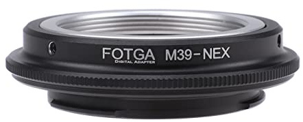 Hersmay Objektiv Adapter für Leica M39 L39 Mount Objektiv für Sony E-Mount NEX5T NEX6 NEX7 NEX-F3 A6000 A6100 A6300 A6400 A6500 A6600 A5000 A3500 A3000 A7 A7R A7S II III IV A9 Spiegellose Kamera