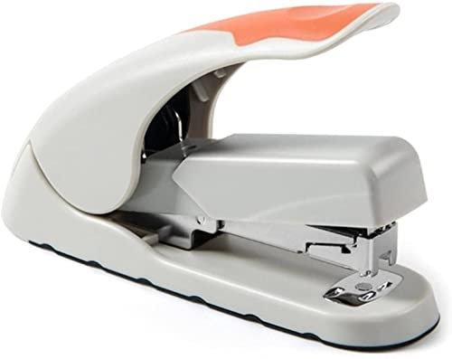 YOOPKA Hefter 40 Blätter müheloser Heavy-Hefter Papierbuch Binding Heftmaschine Standard Schulbürobedarf Studenten Briefpapier Tacker Büro (Color : Lightgrey)