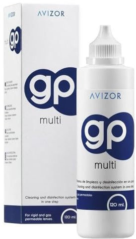 Avízor GP Multi - 120ml | Cleaning and Disinfection Solution for Rigid and Gas-Permeable Contact Lenses | Guaranteed Hydration | Multipurpose Solution for Contact Lens Care