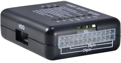ZEZEFUFU ATX Power Tester Computer PC Power Supply Tester PSU Tester 20/24 Pin