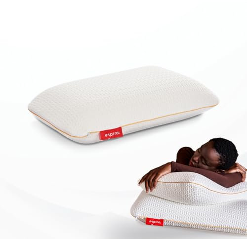 Espira Aircomfort Almohada Ergonómica Cervical 40x60 cm – 5 Veces Más Transpirable, Almohada Refrescante, Almohada de Espuma Viscoelástica y Cojín para Cervicales Dolorosas