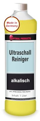 Optimal Products Konzentrat Ultraschall Reiniger I Alkalische Allzweck Reiniger für exzellente Entfettung & Reinigung 1l