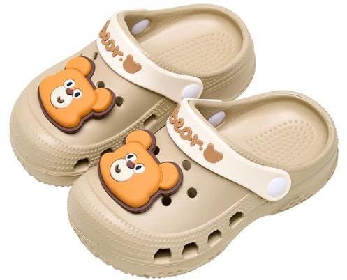 Meik Mangni Sabots et Mules Enfant Fille Garçon Clog 19-33 EU | Sandales de Plage,Respirante Pantoufles Maison,Chaussures de Jardin