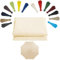 Toile De Remplacement Parasol 8 Baleines Auvent De Rechange Pour Parapluie 2m 2.7m 3.0m Ronde Housse De Rechange Parapluie De Jardin Plage, Bâche De Remplacement Pour Parasol Déporté(Beige,(6ribs)3.0m