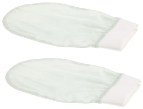 DONFAMDS 2stücke Körper Peeling Handschuhe Für Sanfte Exfoliation Entfernung Abgestorbener Hautzellen Badehandschuhe Für Dusche Und Körperpeeling Tragbar Und Praktisch Für Hause Und Unterwe