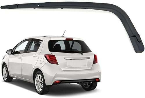 AjaxCat Scheibenwischer Hinten Ersatz, Hinterer Wischerblatt Wischerarm Geeignet für Toyota Yaris 2001-2005, Scheibenwischer Wischer Set