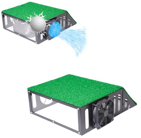 Metal Golf Simulator Projector Cover, Floor Mounted Enclosure for LED Projectors with Cooling Fan, Golf Simulator Accessories, Durable Protection for Your Golf Simulation
