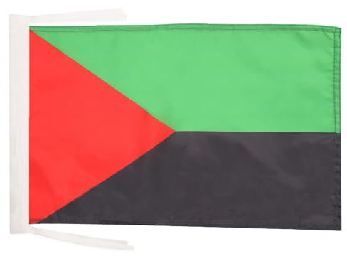 AZ FLAG - Drapeau Martinique indépéndantiste - 45x30 cm - Pavillon Nationaliste Martiniquais 100% Polyester Avec Deux Cordelettes - 20g
