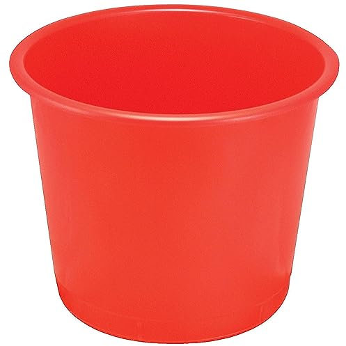 Q-Connect Waste Bin 15 Litre Red