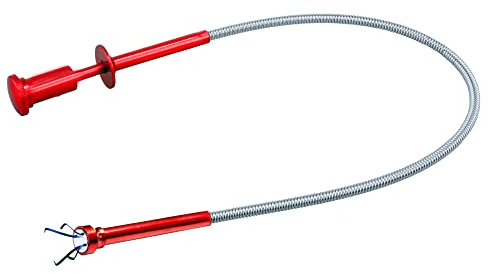 Rolson 60365 LED Claw & Magnetic Pick Up Tool, Red