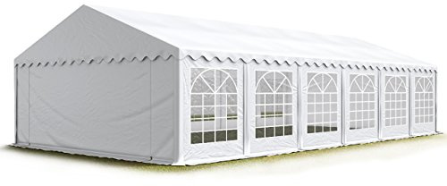 Carpa para Fiestas Carpa de Fiesta 6x14 m Carpa de pabellón de jardín Lona PVC 700 N en Blanco Impermeable